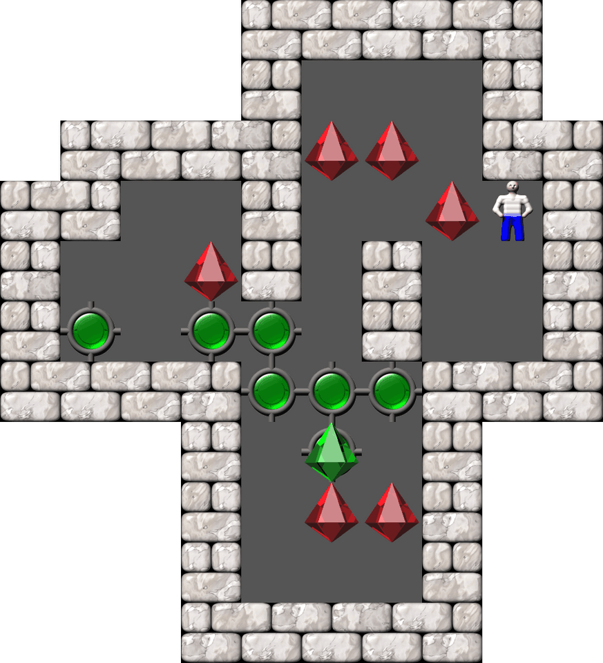 Sokoban Serg Belyaev 4 level 85